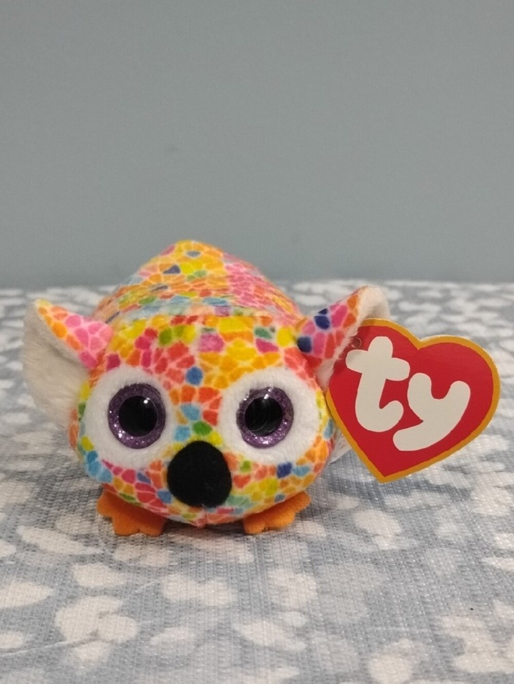 Ty Plush Small Pets - Purple, Pink, Blue & Multicolor Beanie Boos Bundle Set - Picture 9 of 10